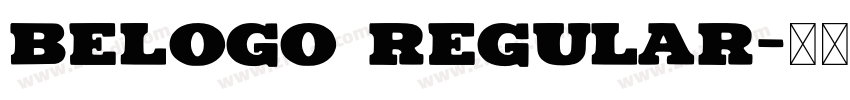 BELOGO Regular字体转换
